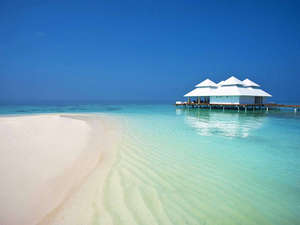Песчаный берег Мальдив