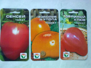 Семена томатов в упаковках