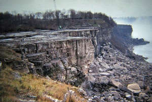Старое фото Ниагарского водопада