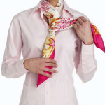 Как красиво завязать шарф или платок на шее