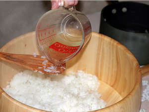 Добавление рисовой заправки