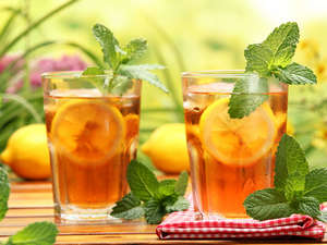 Чай с имбирем мятой и лимоном