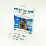 Капли «Барс» для обработки собак от паразитов