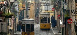 Трамвай в Лиссабоне