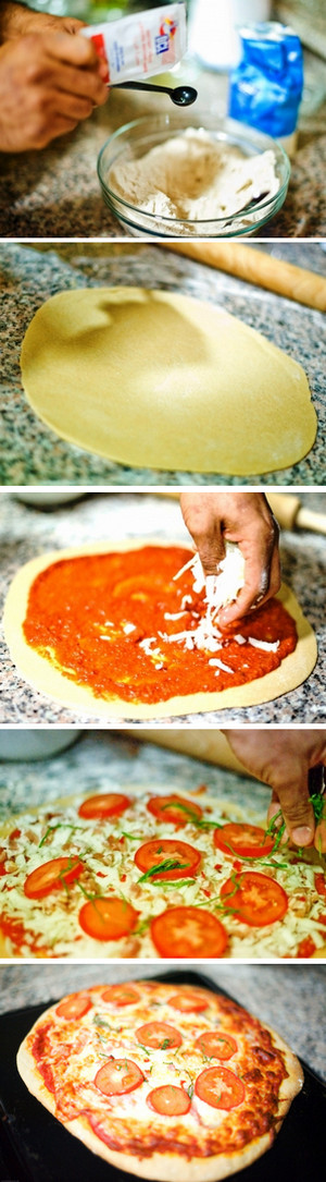 Приготовление пиццы Маргарита