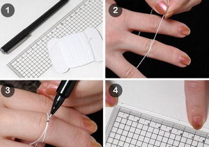 Определение размера пальца с помощью нитки