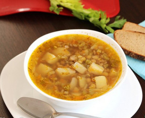 Суп из чечевицы с картофелем