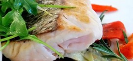 Филе рыбы с овощами