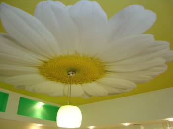 цветок на весь потолок