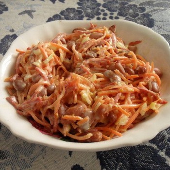 Рецепты салатов с опятами и корейской морковью