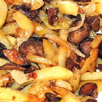 Картошка, жаренная с грибами: рецепты популярных блюд