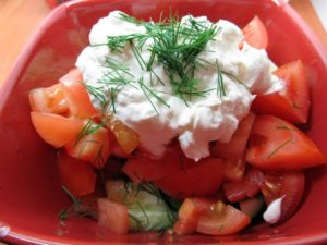 Рецепты салатов из помидоров