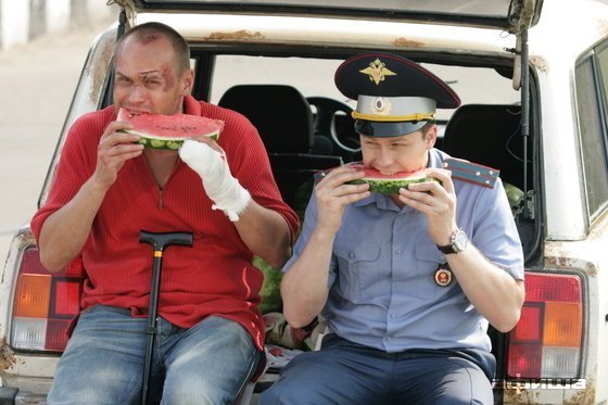Аверин с Денисом Рожковым в Глухаре 2008