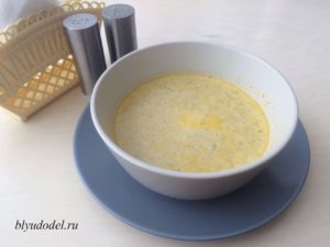 Грибной суп со сливками