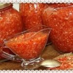 Recept hrenoviny iz pomidor na zimu