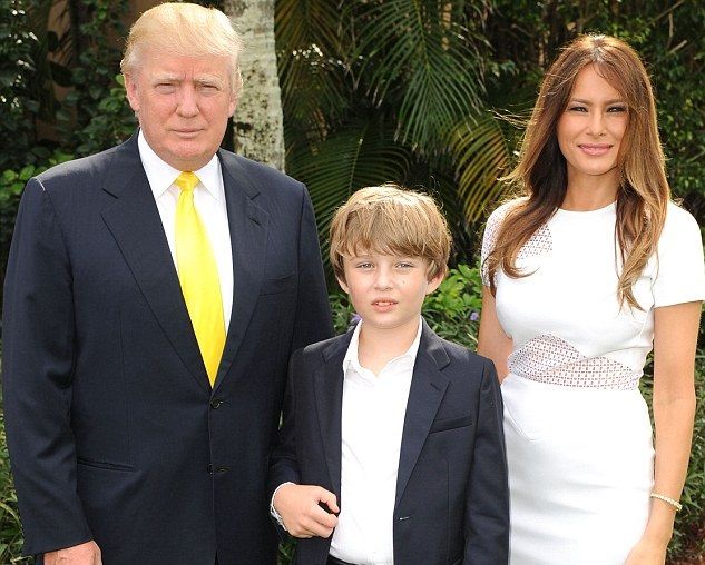 Семья и дети Мелании Трамп фото