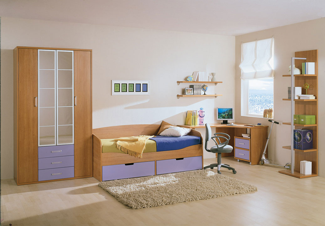Большая, светлая комната простой геометрии - лучший вариант для ребенка