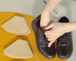 Использование фильтров для кофеварки для сушки обуви