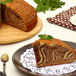 Пирог-зебра на кефире: как его испечь? Приготовление пирога «Зебра» на кефире: простые рецепты домашней выпечки