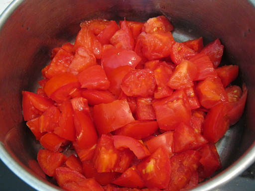 Порезанные помидоры