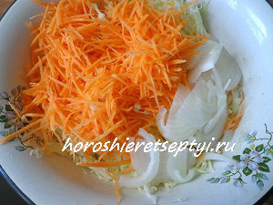 Корейская морковь лук капуста