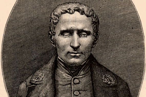 French educationalist Louis Braille