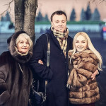 Михайловский с семьей