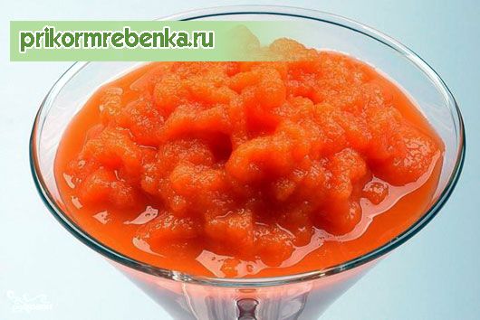 Морковное пюре – рецепт для детей и грудничка