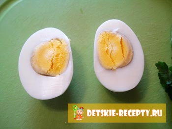 украшение блюда из яиц