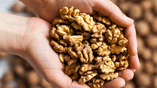 В ядрах грецких орехов содержится большое количество витаминов и аминокислот