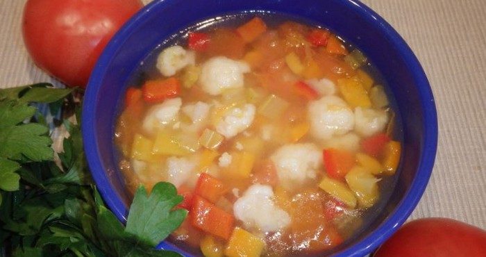 Овощной суп — порадуем организм витаминами