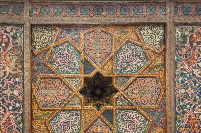 Декоративное панно для оформления интерьера в стиле марокко