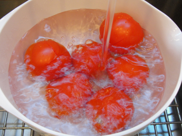 Подготовка помидор к закатке