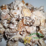 Салат «Питательный» из куриной грудки с грибами