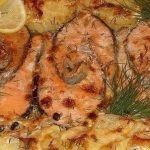 Стейк из рыбы на сковороде, в аэрогриле, микроволновке и духовке. Рыбные стейки с приправами, соевым соусом, зеленью и лимонным соком