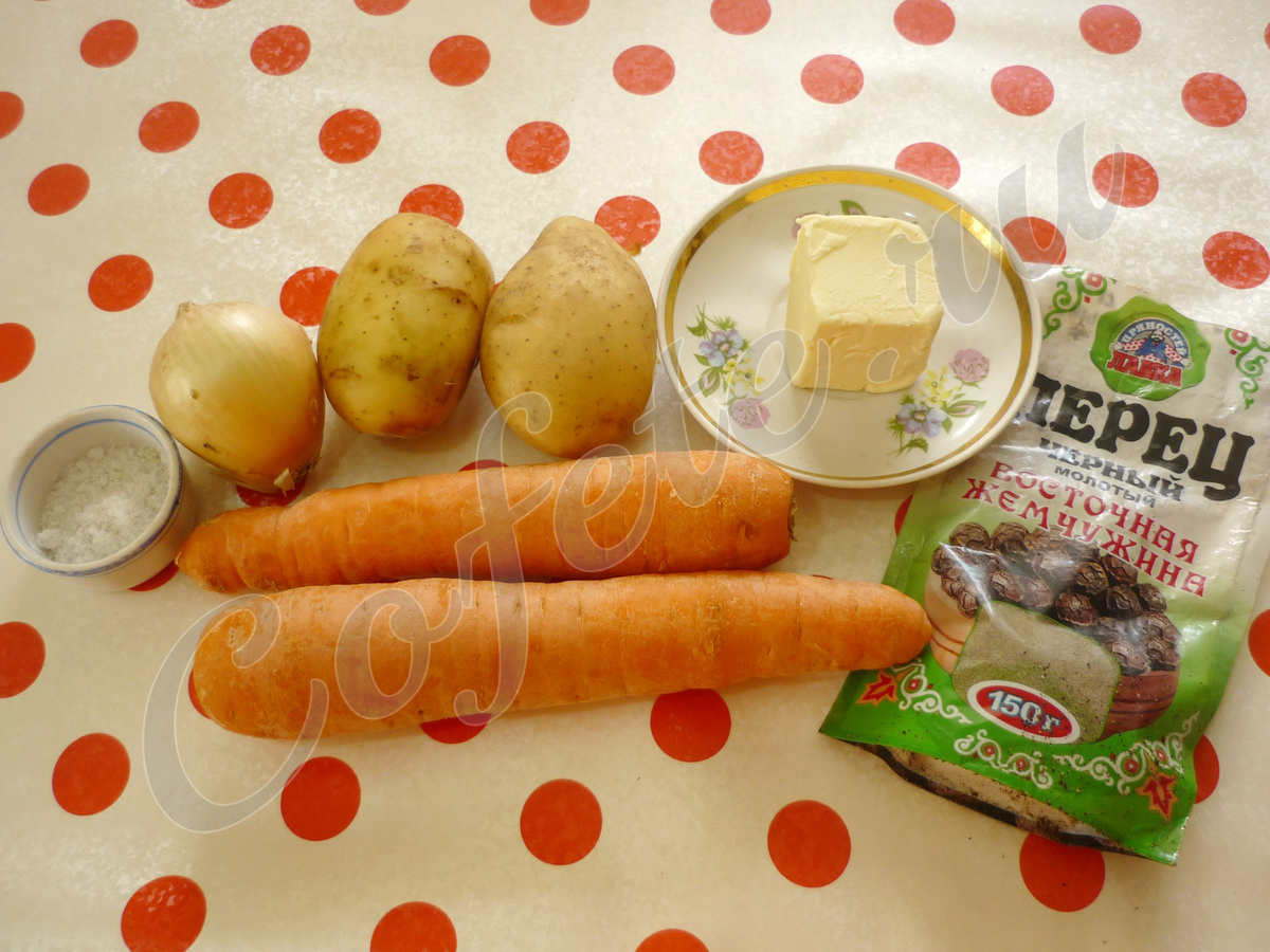 Ингредиенты морковного супа Королёвой