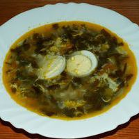 рецепты первых блюд - щавелевый суп