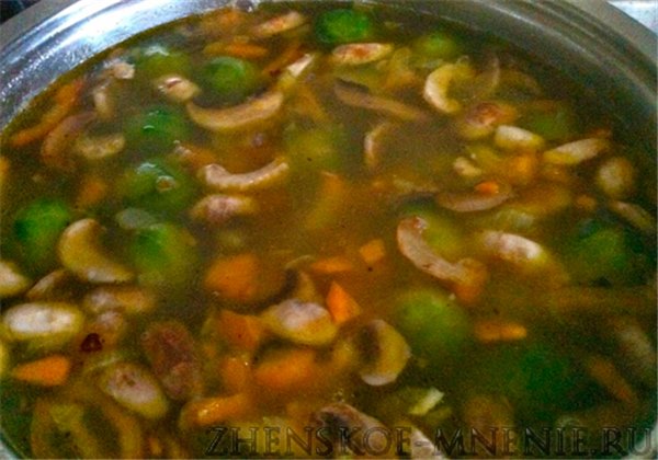 Суп с шампиньонами - рецепт с фото и пошаговым описанием