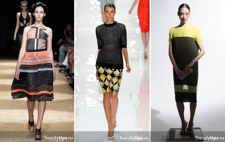тенденции моды весна-лето 2012
