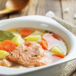 Крем-суп с красной рыбой — рецепт с фото и пошаговым описанием