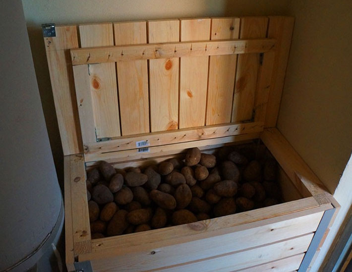 Ящик для хранения картофеля своими руками
