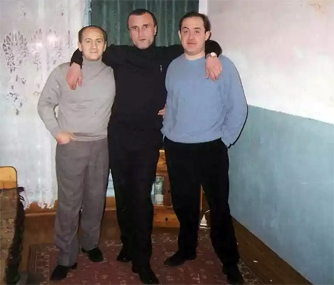Слева воры в законе: Рамаз Дзнеладзе, Георгий Углава (Тахи) и Константин Гинзбург (Гизя)