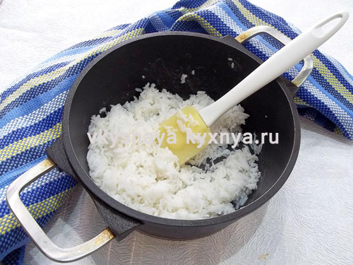 Перемешивание риса