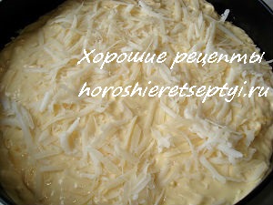 Пирог кабачки сыр фарш