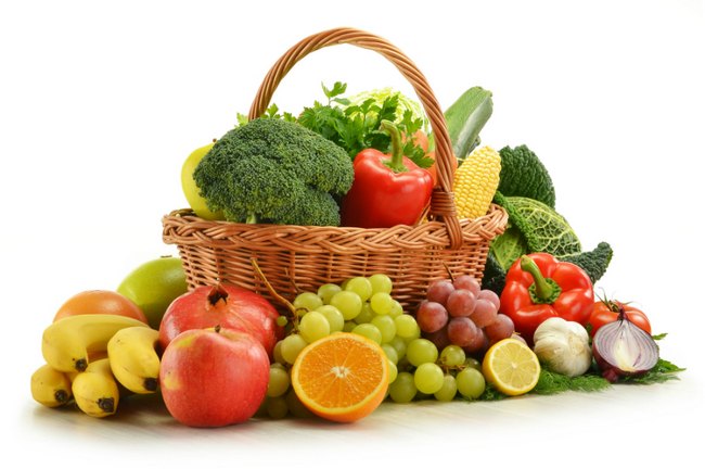 При нефрите показано есть фрукты и овощи