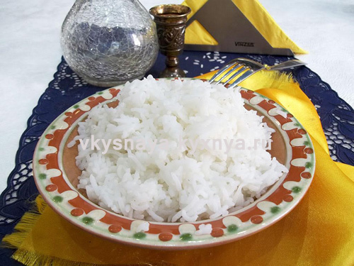 Тарелка рассыпчатого риса