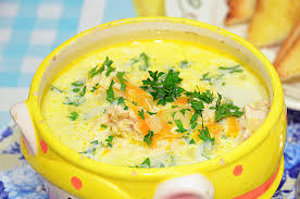 суп с плавленым сыром