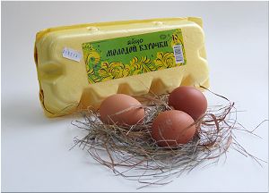 Тест куриных яиц. «Яйцо молодой курочки»
