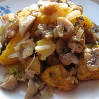 Рецепты блюд с картошкой, грибами и овощами