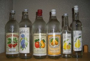 Описание немецкого алкогольного напитка шнапса